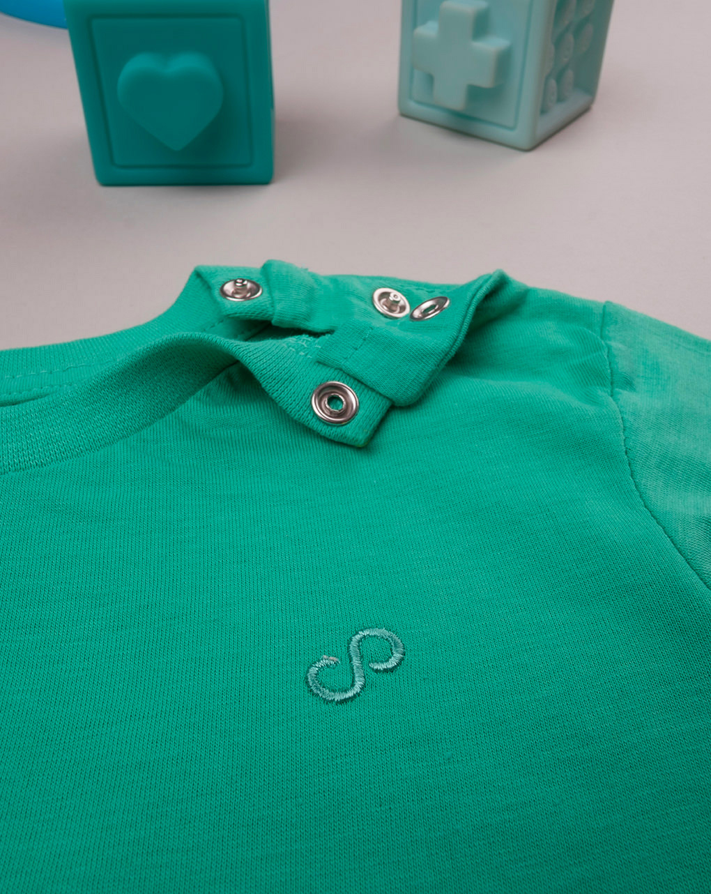 T-shirt verde maniche corte bimbo - Prénatal
