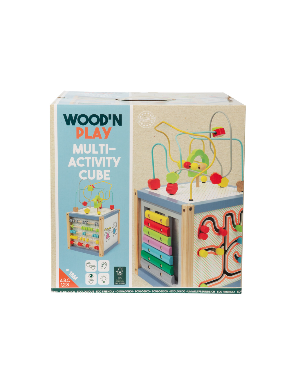 Wood’n play – cubo multiattività - Wood'N'Play