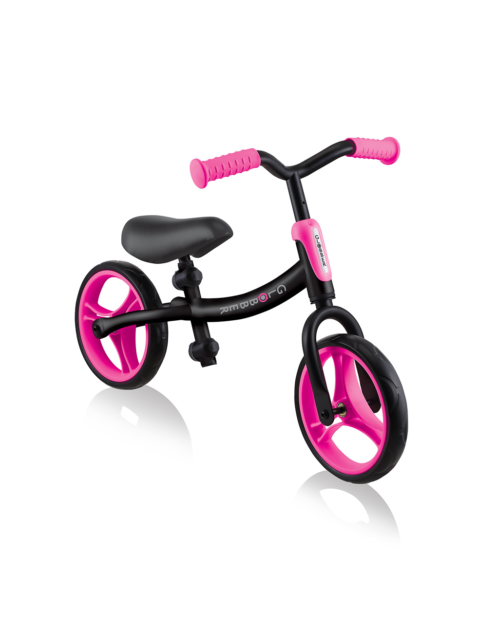 Go bike - nero e rosa neon - globber