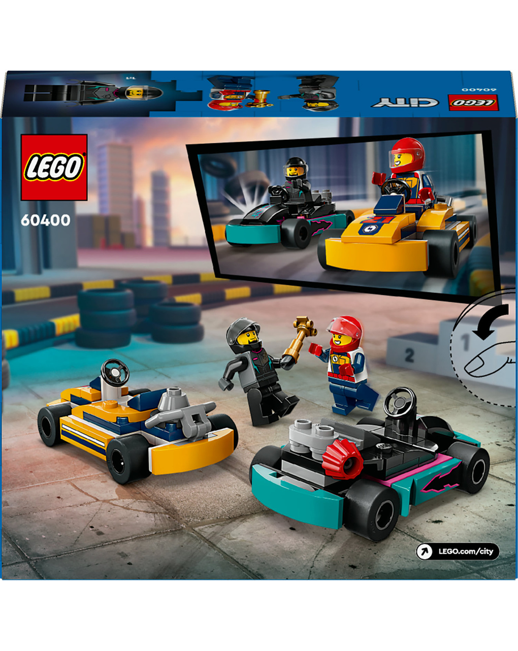 Go-kart e piloti - 60400 - lego city - LEGO