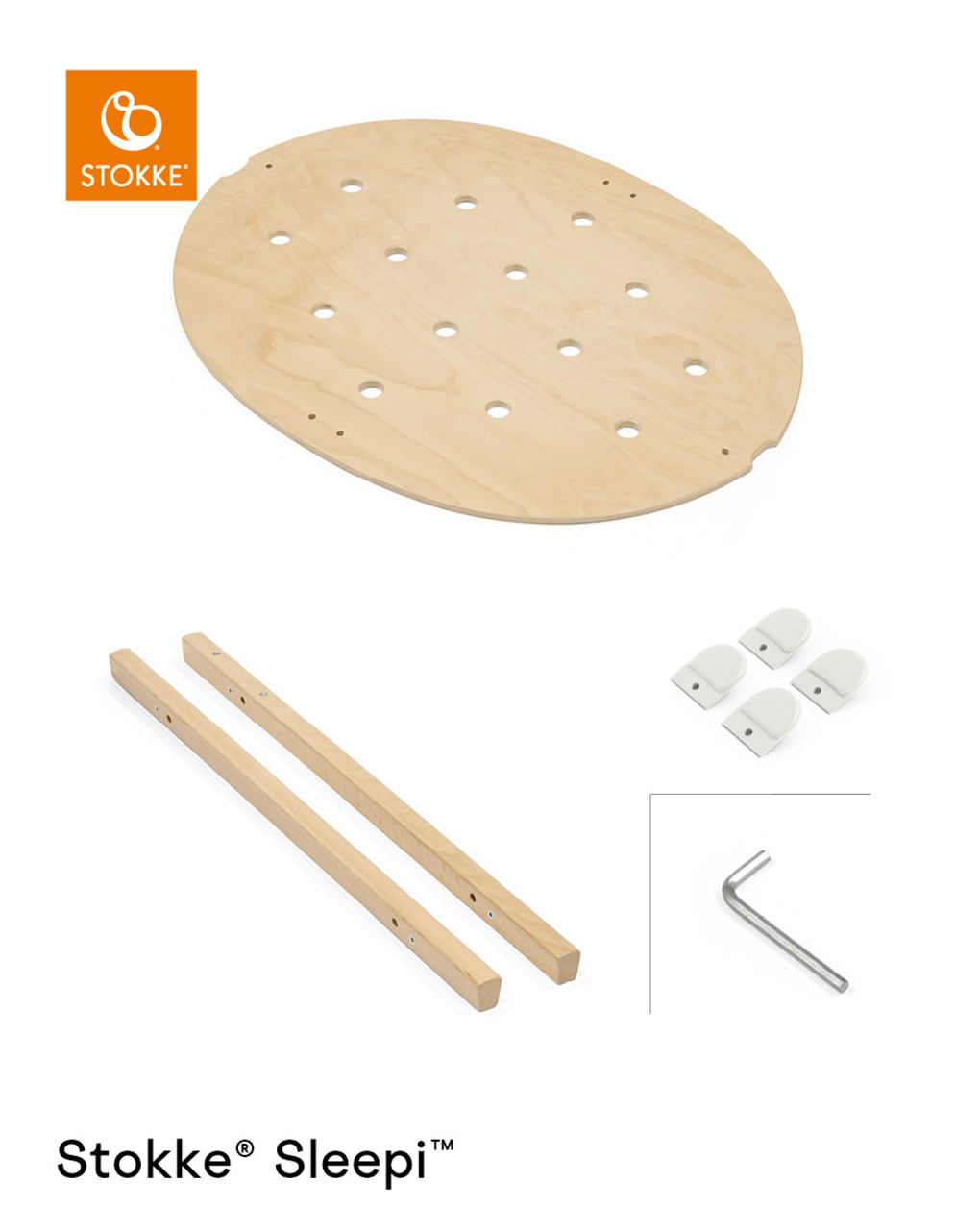 Kit di ridimensionamento per stokke® sleepi™ v3 natural - stokke