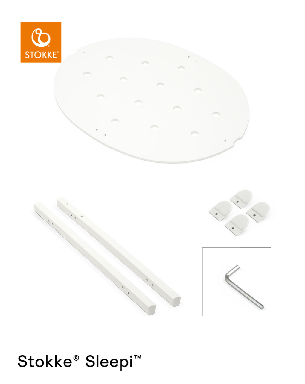 Kit di ridimensionamento per stokke® sleepi™ v3 white - stokke