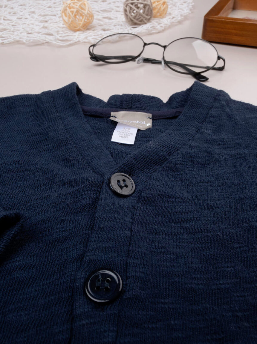 Cardigan tricot bimbo blu - Prénatal