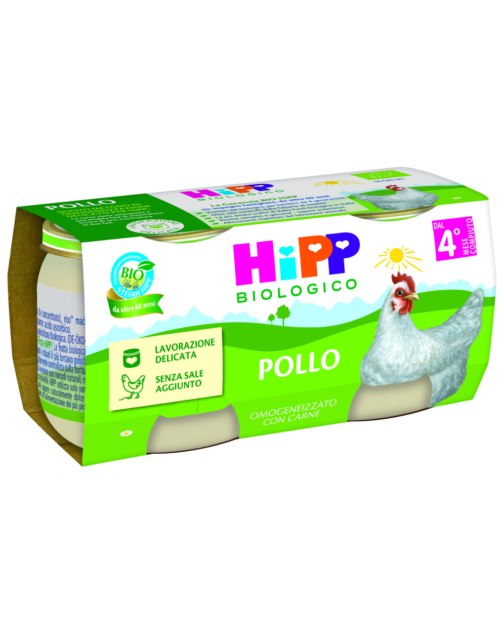 Omogeneizzato pollo 2x80g - hipp