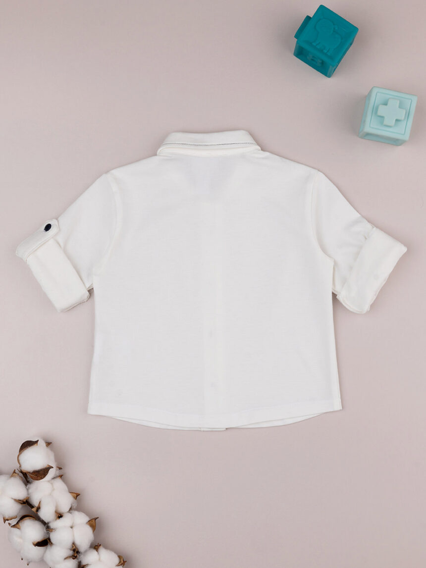 Camicia jersey bimbo panna - Prénatal