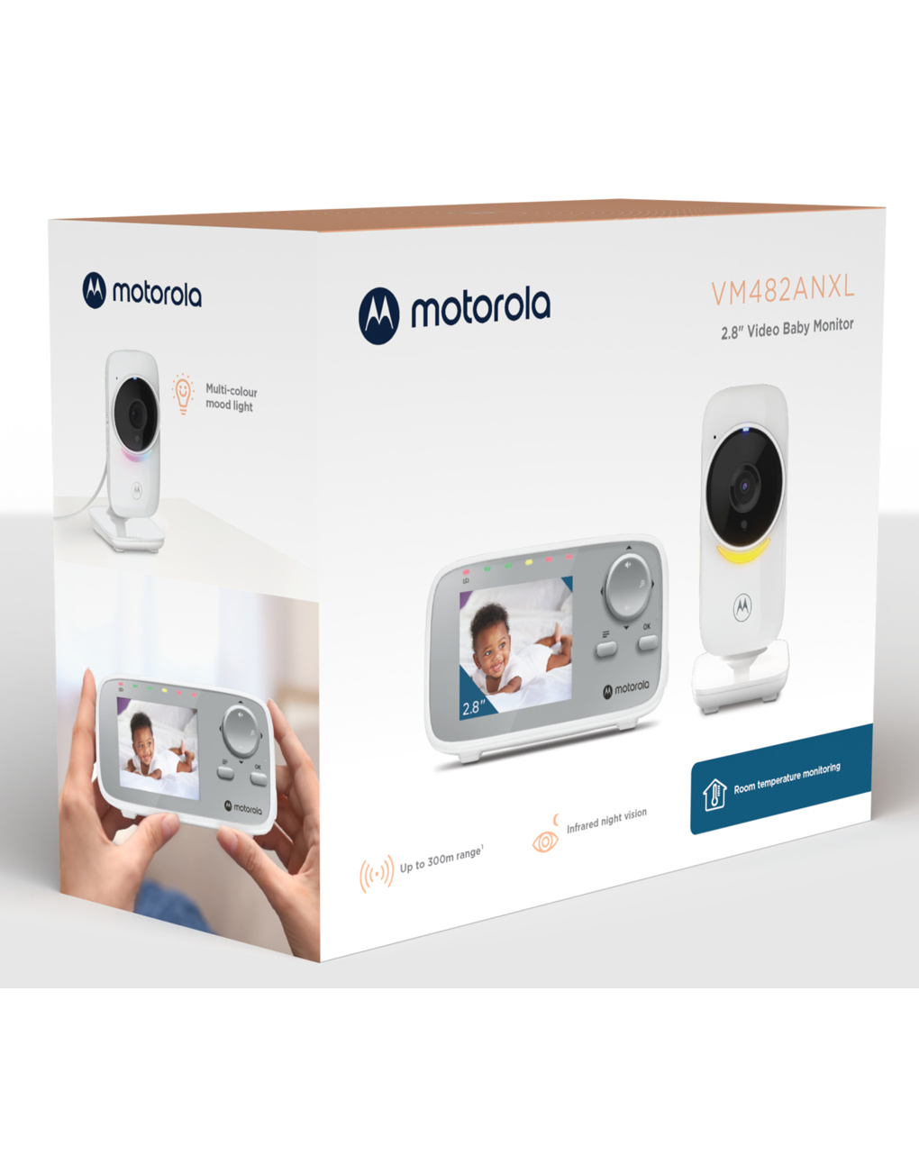 Baby monitor vm 482anxl 2,8" - motorola - Motorola