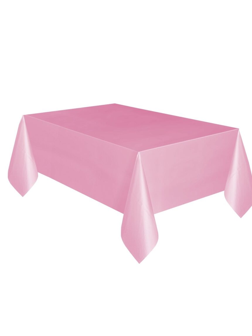 Tovaglia plastica 137 x 274 cm - rosa pastello - Bigiemme