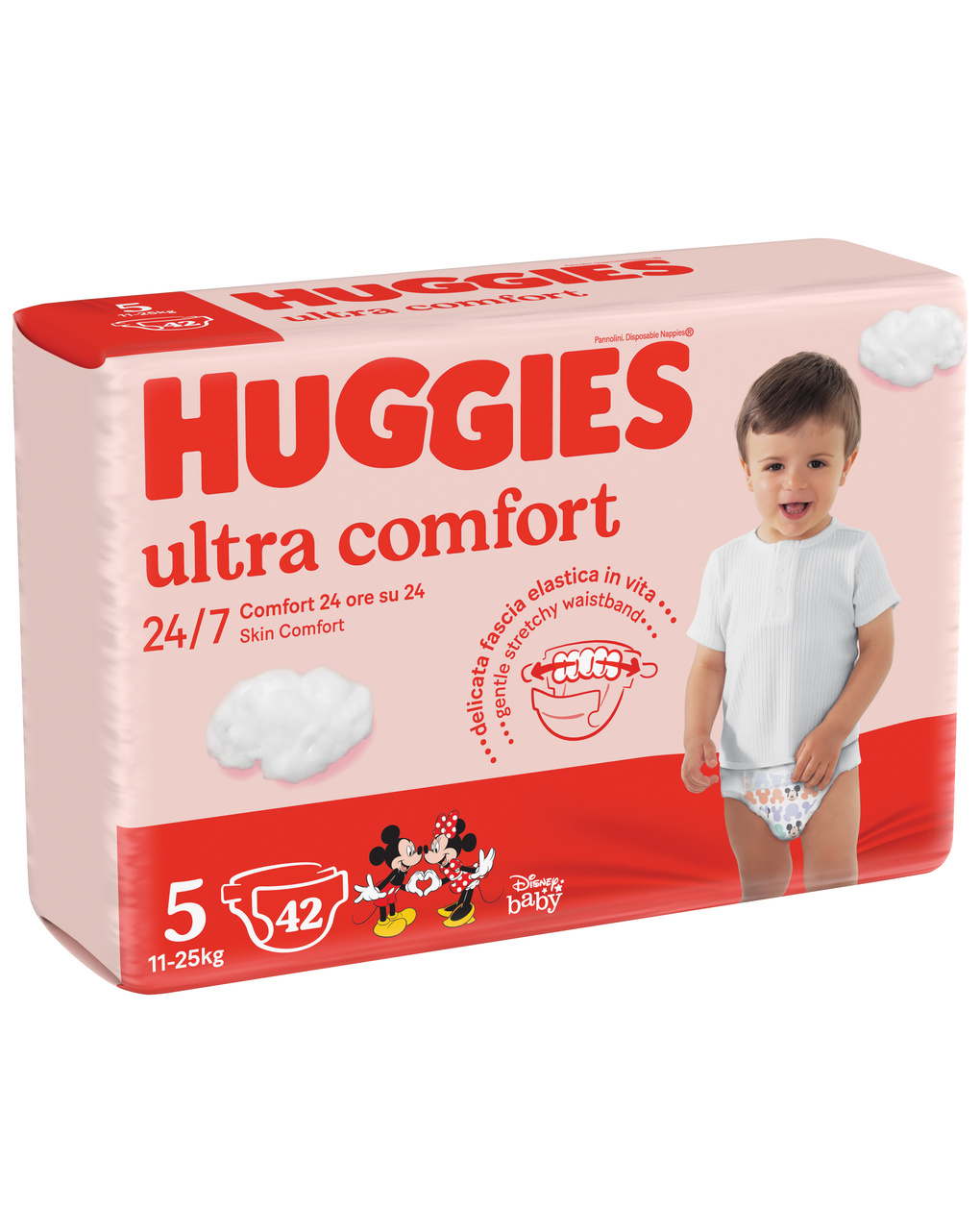 Pannolini ultra comfort tg.5 – 42 pezzi – huggies