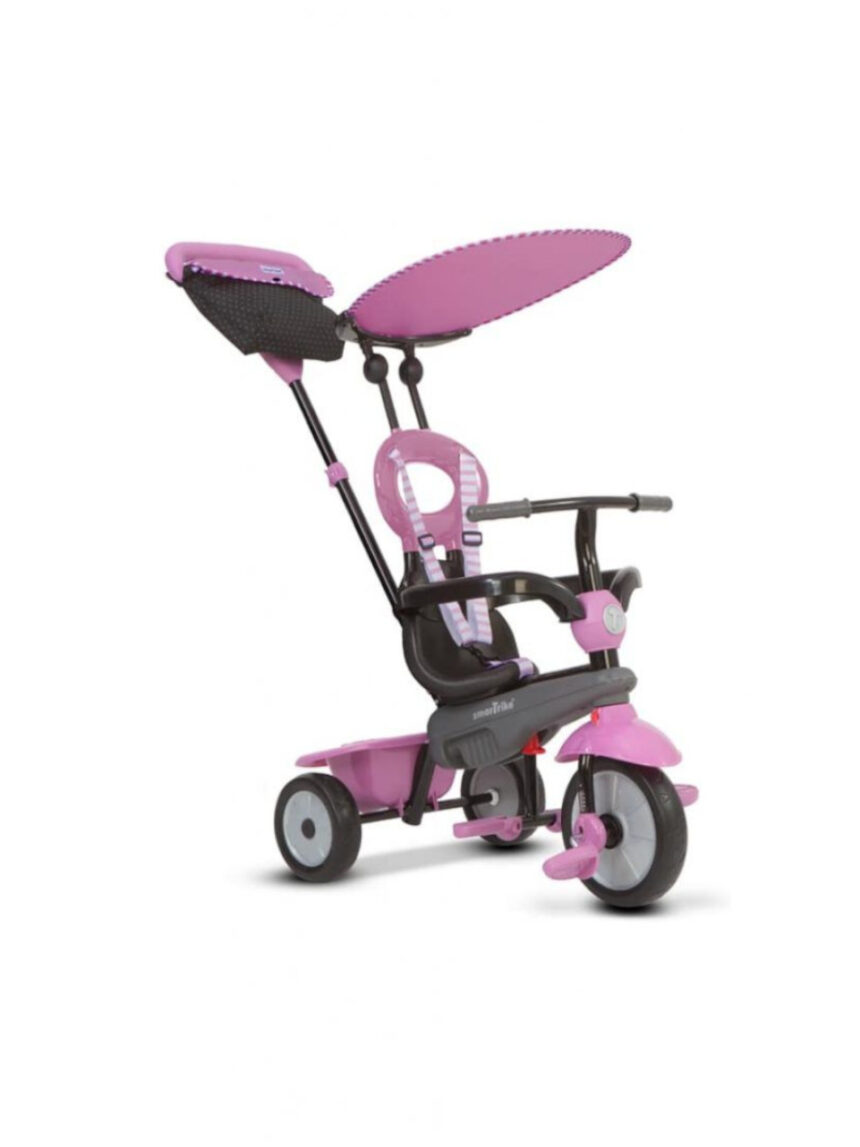 Triciclo 4 in 1 vanilla pink - smart trike - Baby Smile Original, SMART TRIKE