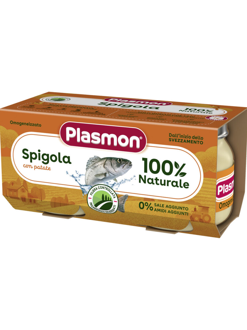 Plasmon – omogeneizzato spigola con patate 2x80g