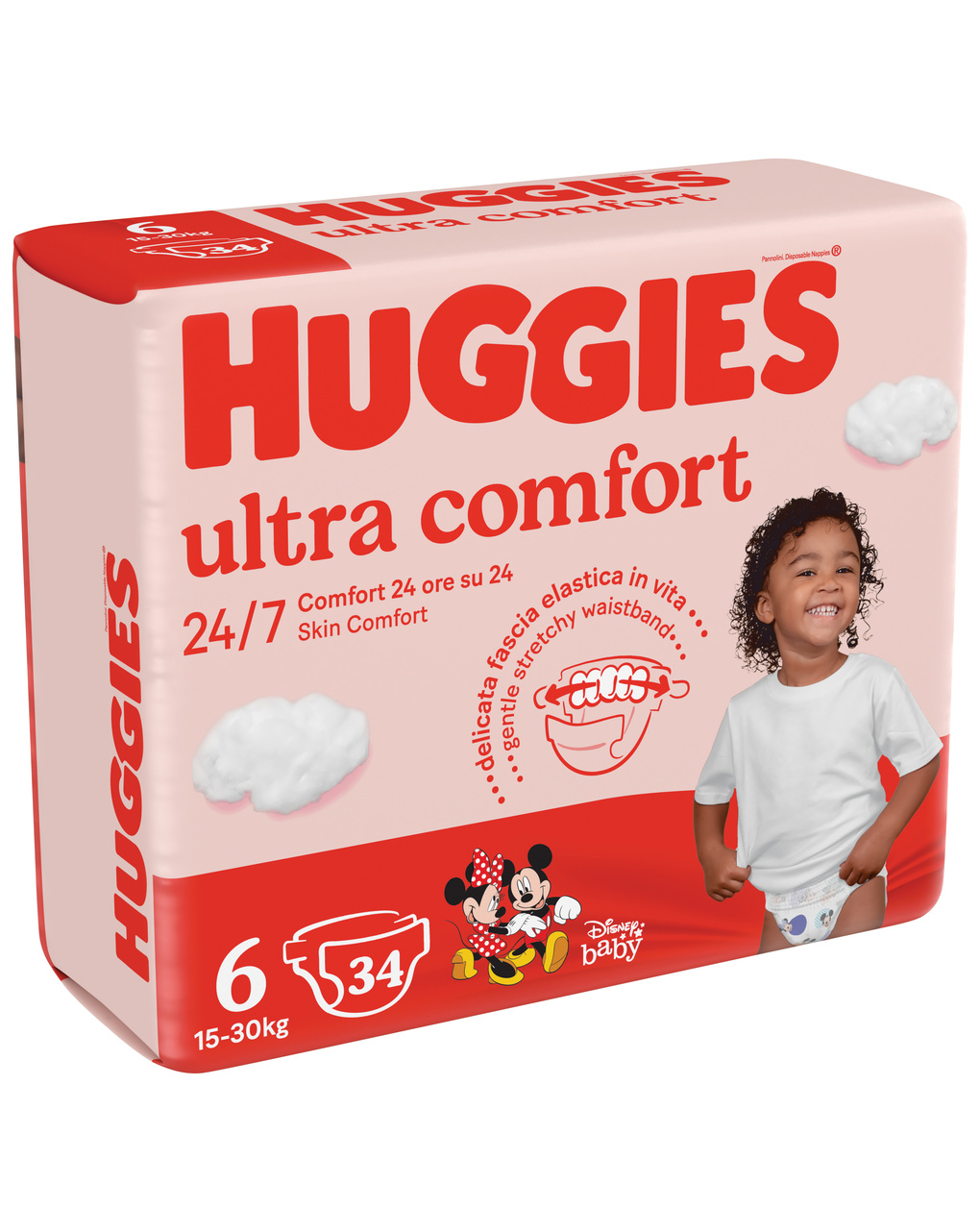 Pannolini ultra comfort tg.6 – 34 pezzi – huggies