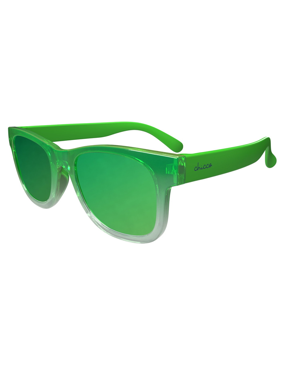 Occhiali sole trasparenti 24m+ verde - chicco