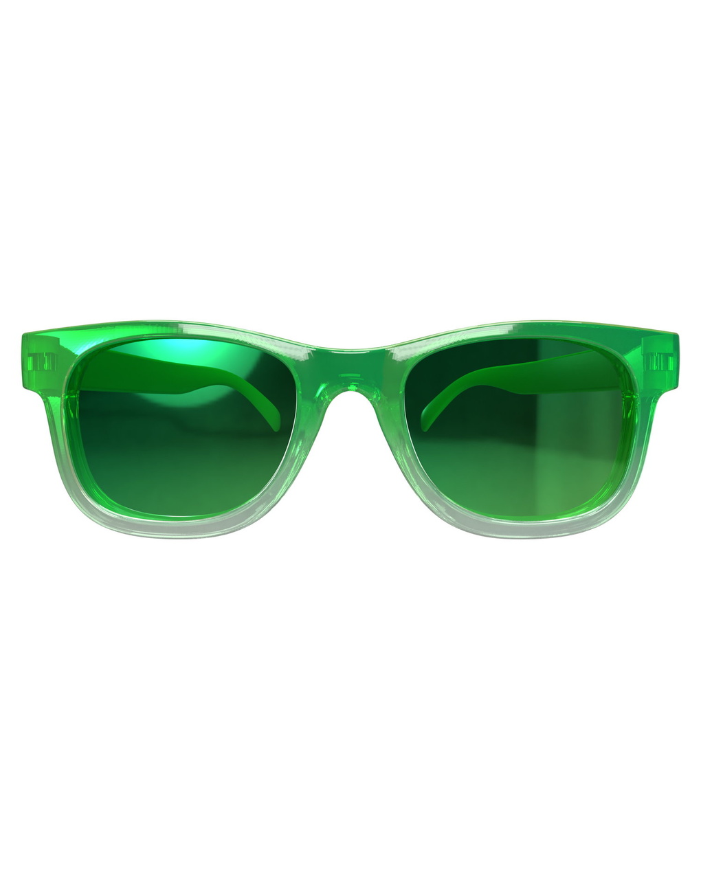 Occhiali sole trasparenti 24m+ verde - chicco