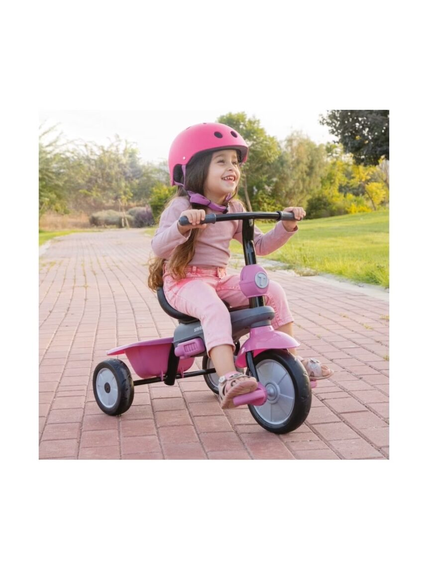 Triciclo 4 in 1 vanilla pink - smart trike - Baby Smile Original, SMART TRIKE