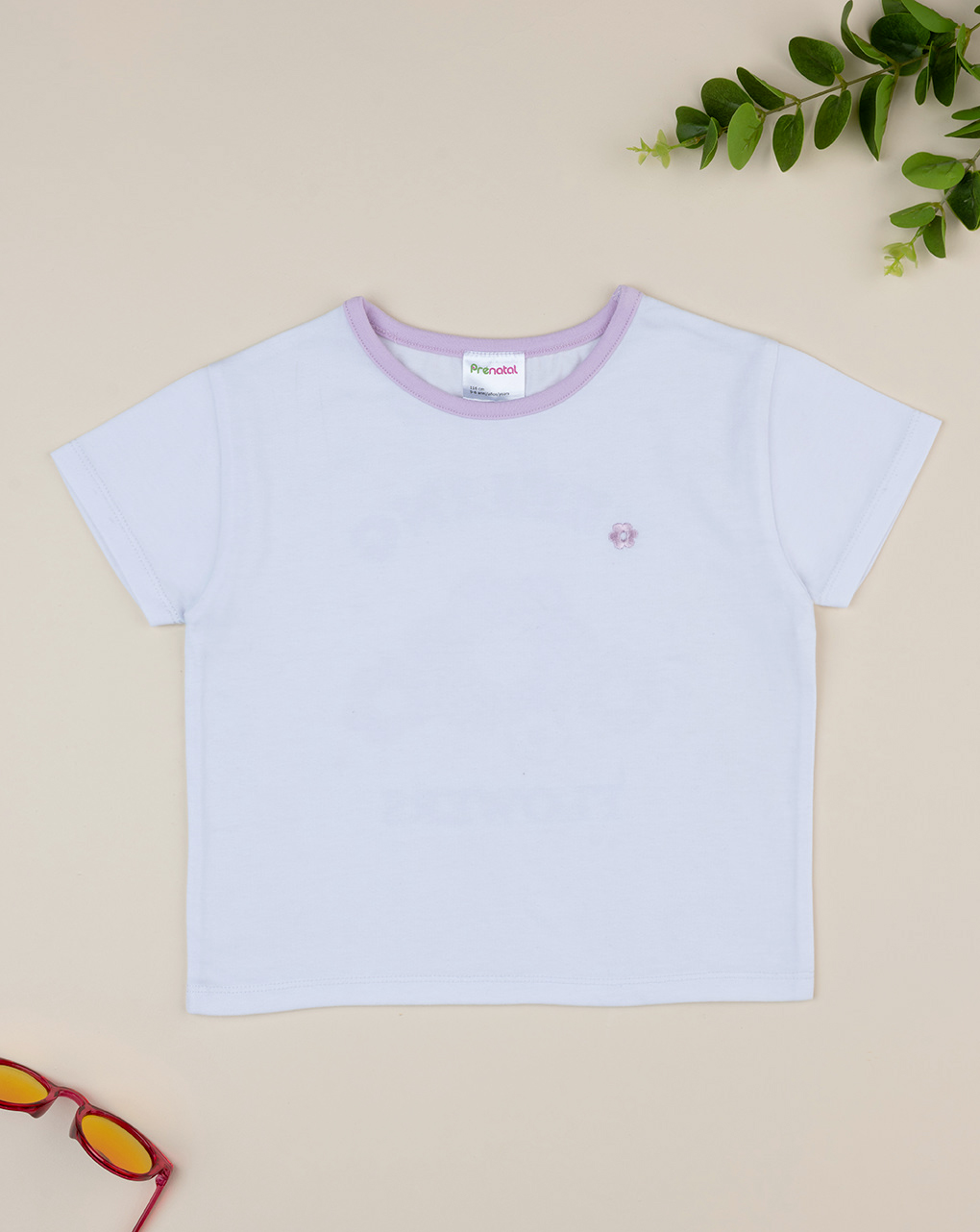 T-shirt maniche corte bambina viola