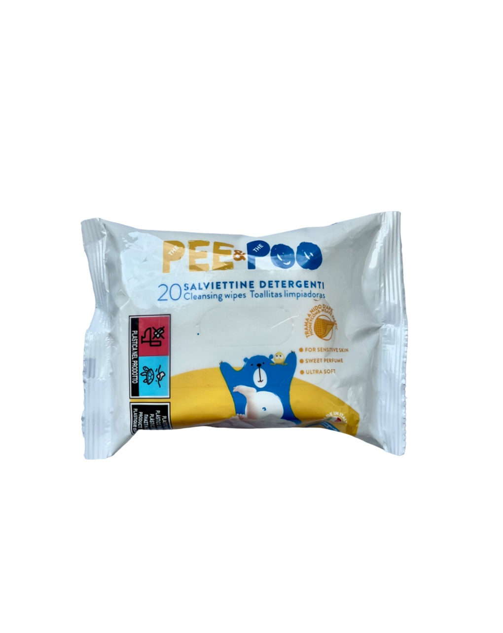 Salviettine detergenti 20 pezzi - pee&poo