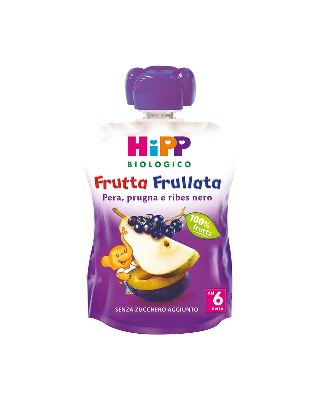 Frutta frullata pera prugna ribes 90g