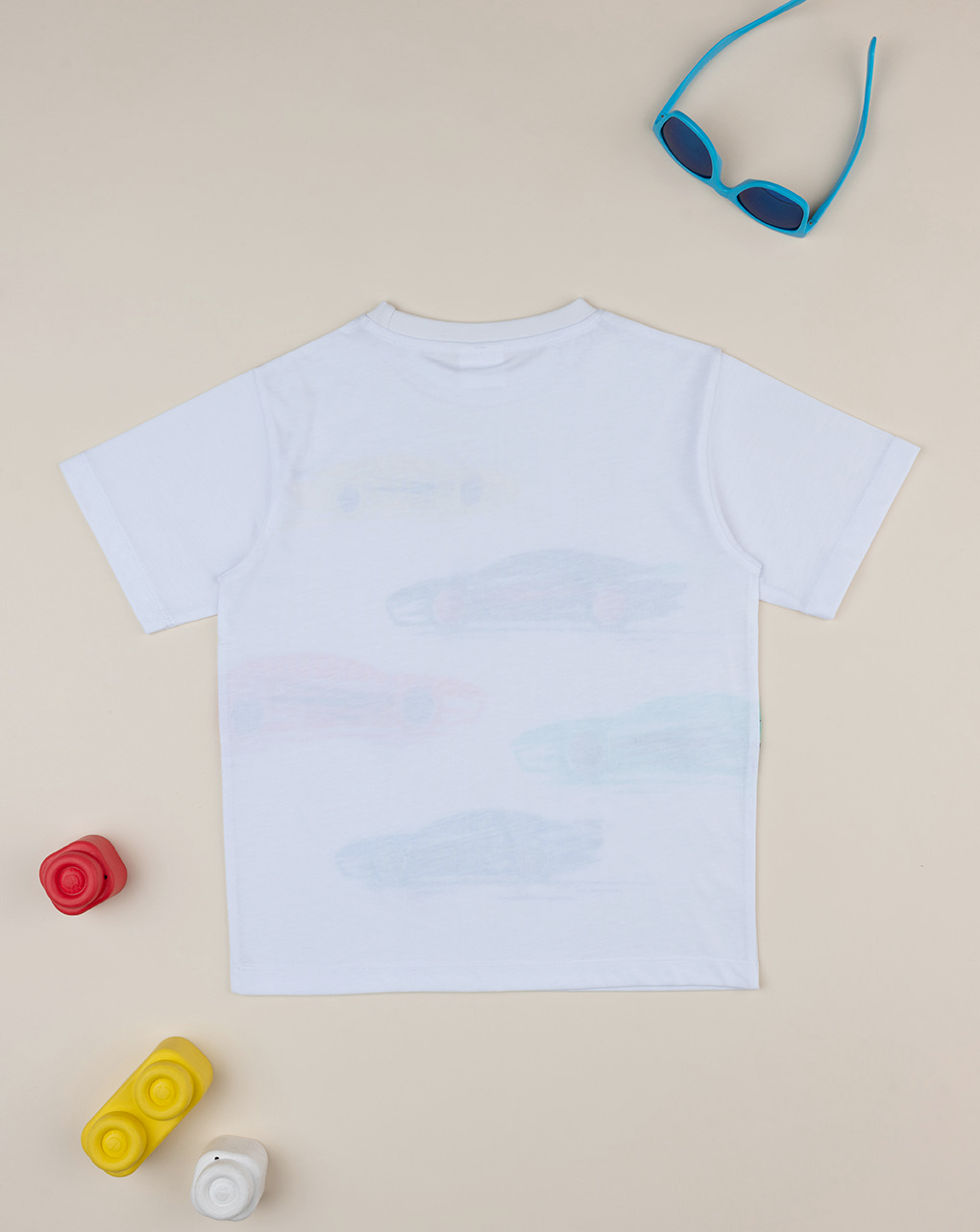 T-shirt maniche corte bambino "macchine"