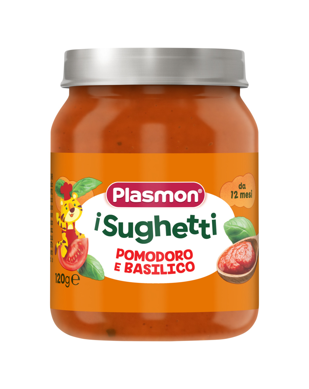 Sughetto pomodoro e basilico 120 gr - plasmon