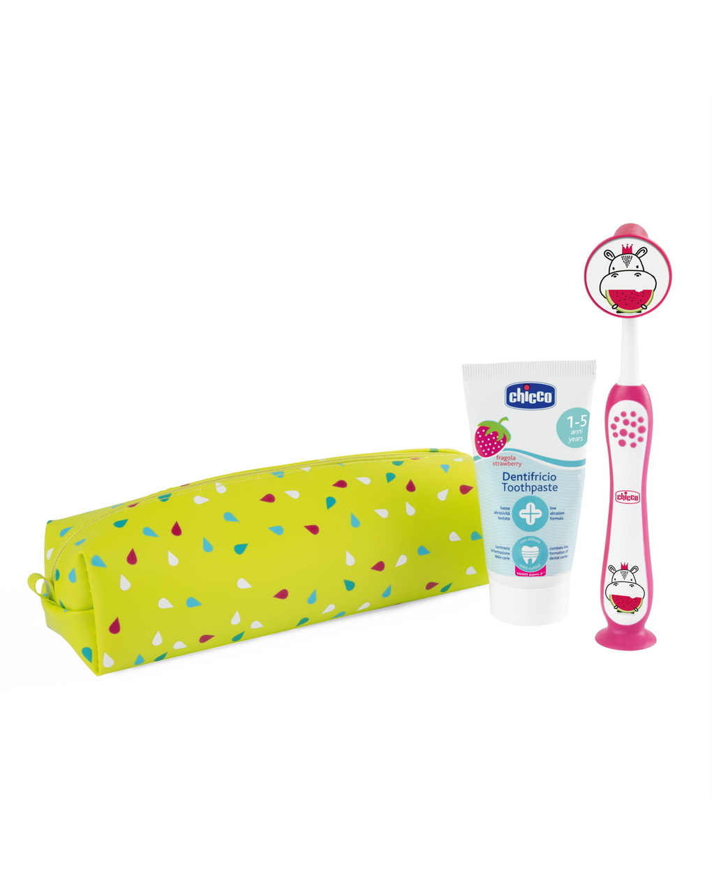 Set igiene orale rosa 36m+ chicco