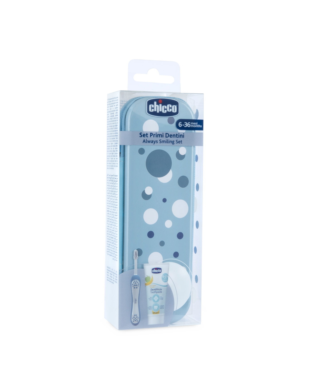 Set dentale 6m+ azzurro - chicco