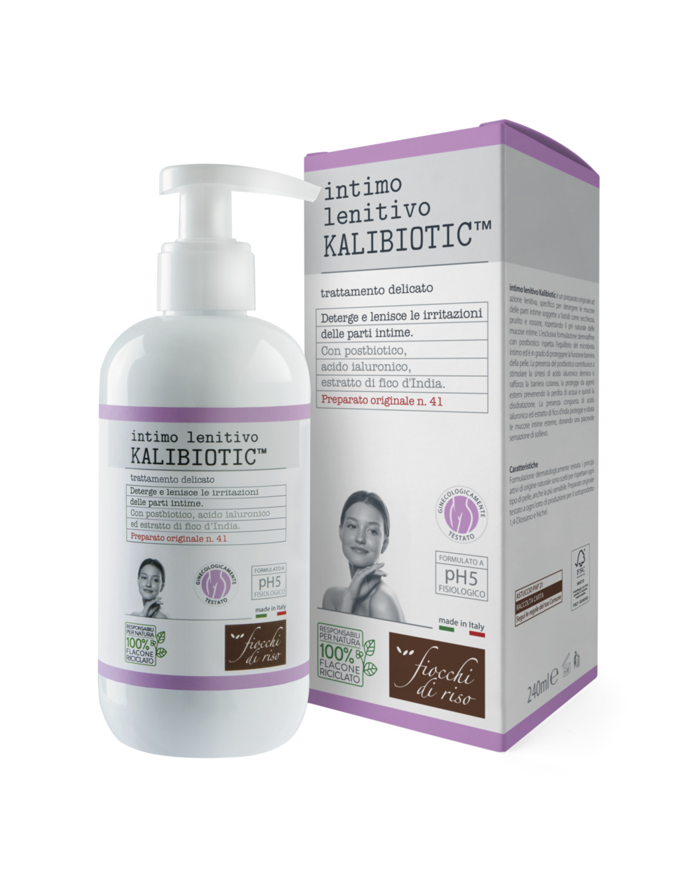 Intimo lenitivo kalibiotic ph 5 | 240 ml - fiocchi di riso