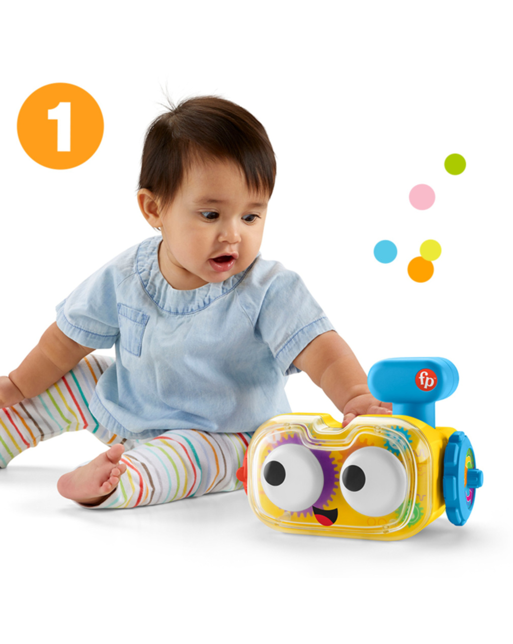 Tino robottino 4 in 1 - luci e suoni - fisher price - 6m+