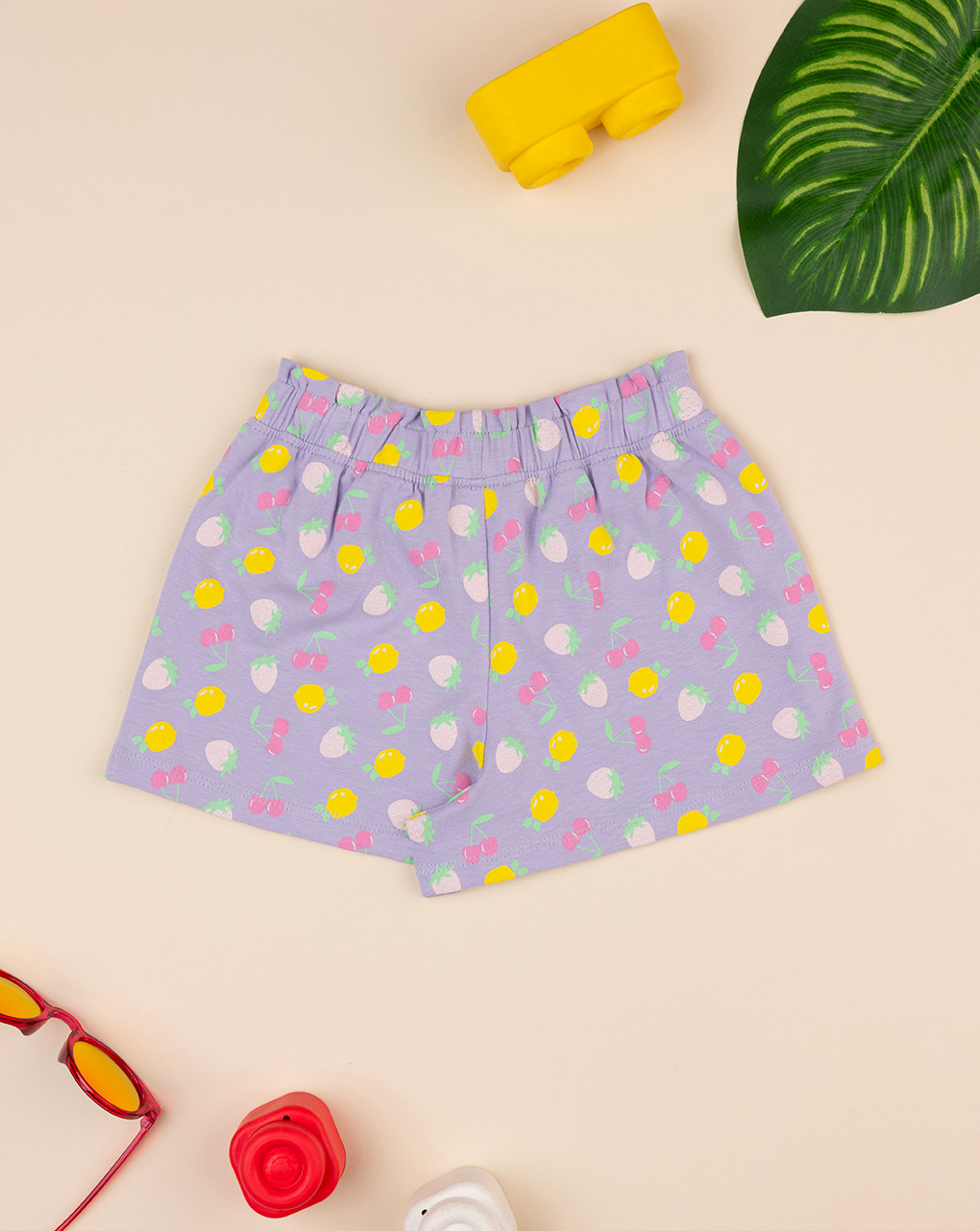 Shorts stampati da bambina