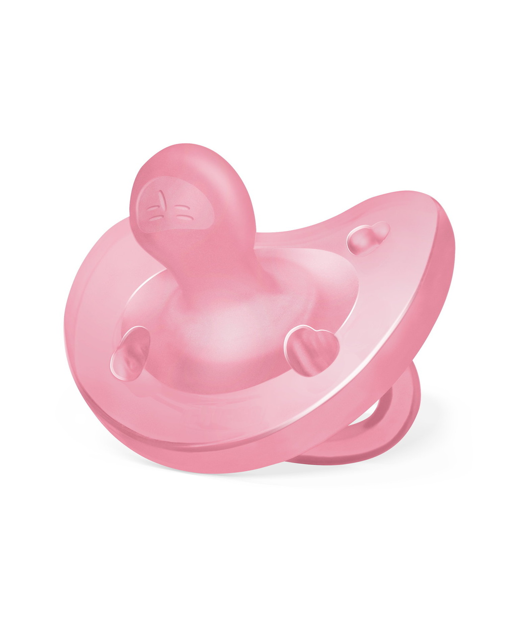 Physioforma gommotto rosa in silicone 2 pezzi | 6-16 mesi - chicco