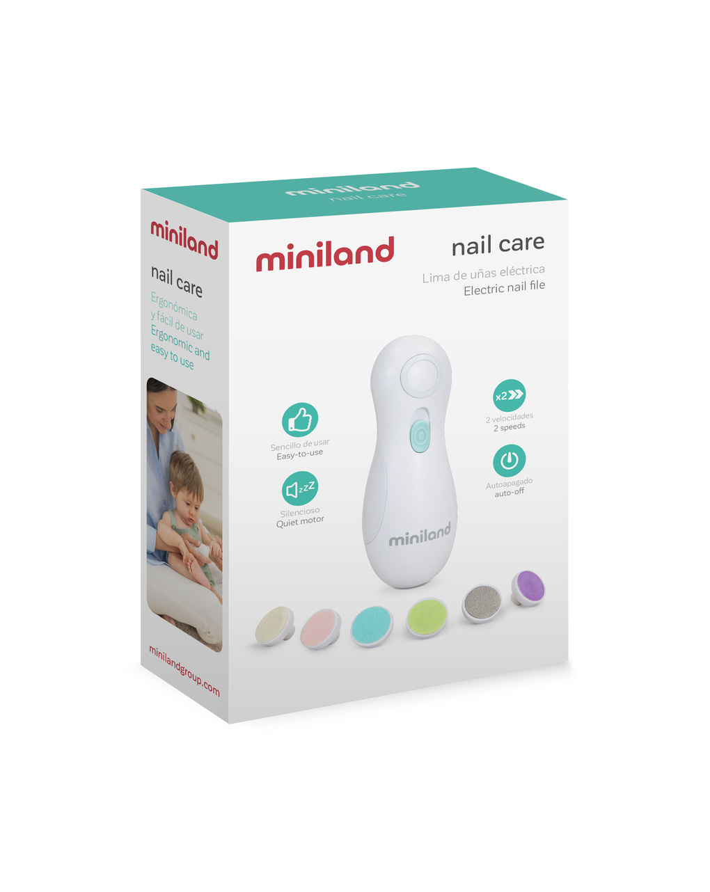 Baby nail trimmer - taglia unghie elettrico - miniland