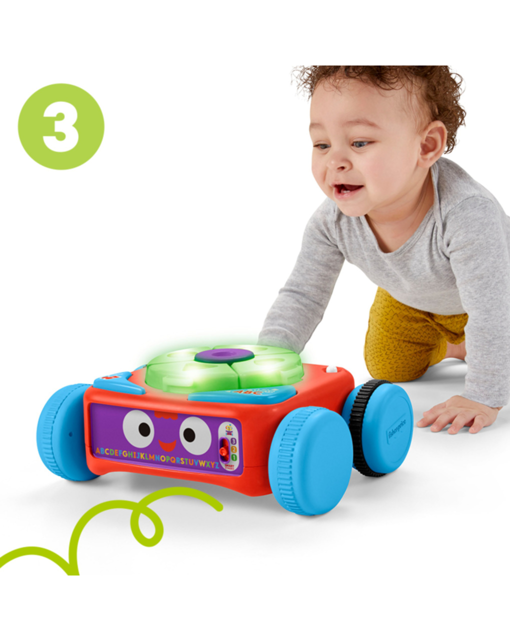 Tino robottino 4 in 1 - luci e suoni - fisher price - 6m+