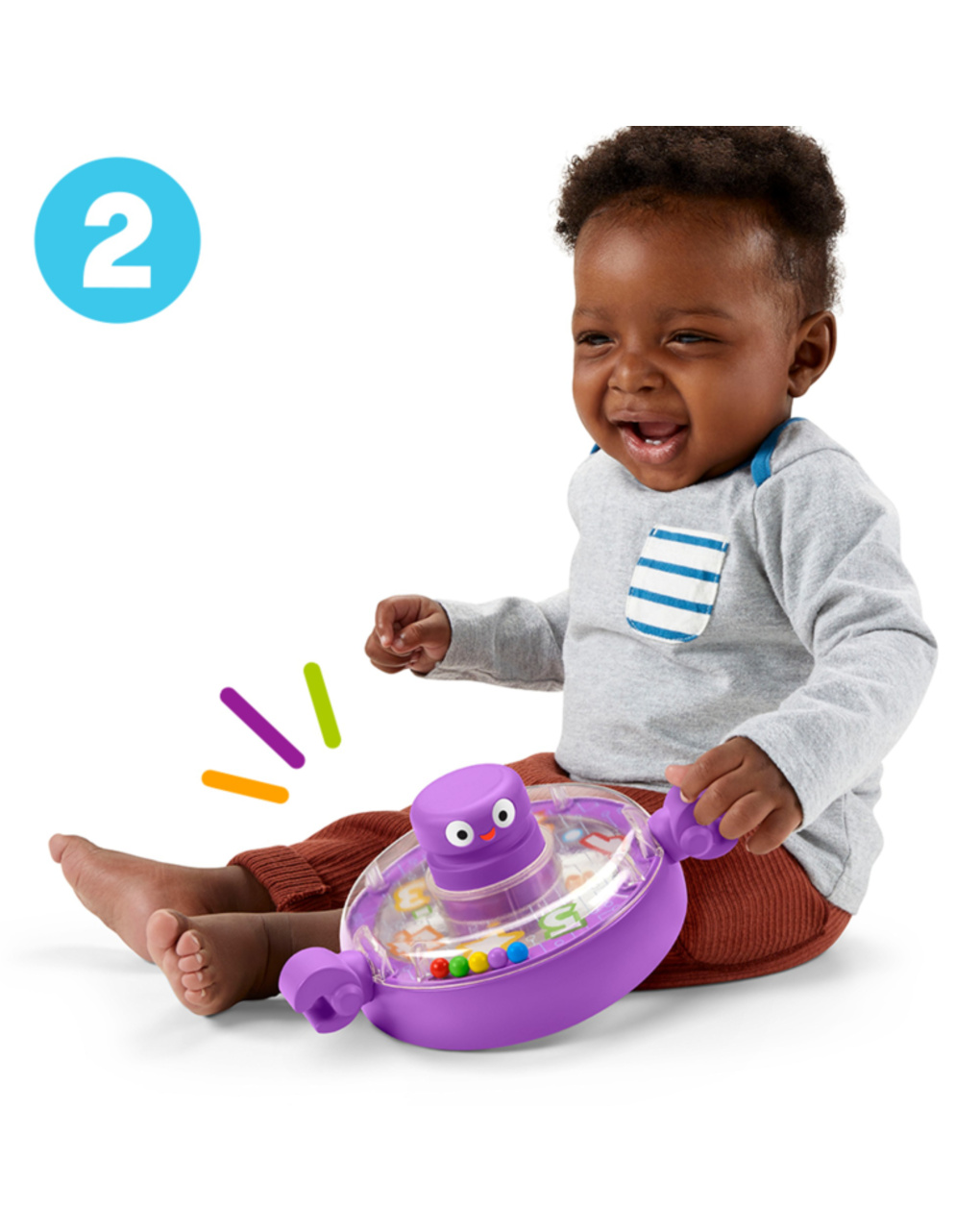 Tino robottino 4 in 1 - luci e suoni - fisher price - 6m+