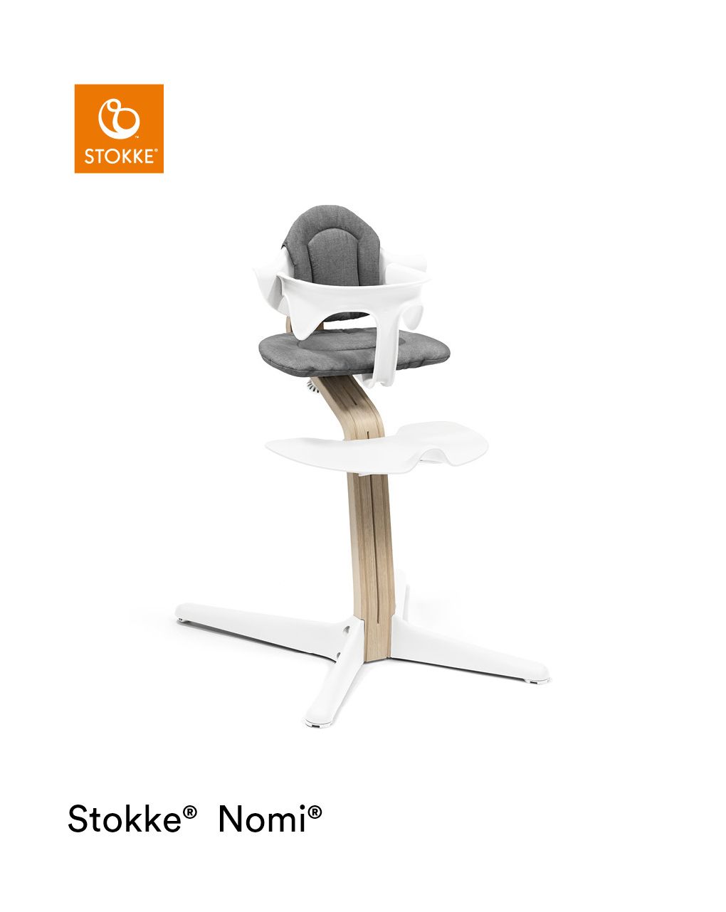 Sedia nomi® natural white - stokke®