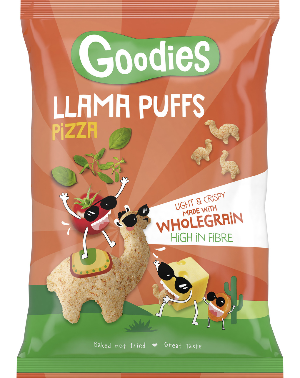 Goodies lama puff pizza 30 gr - hero