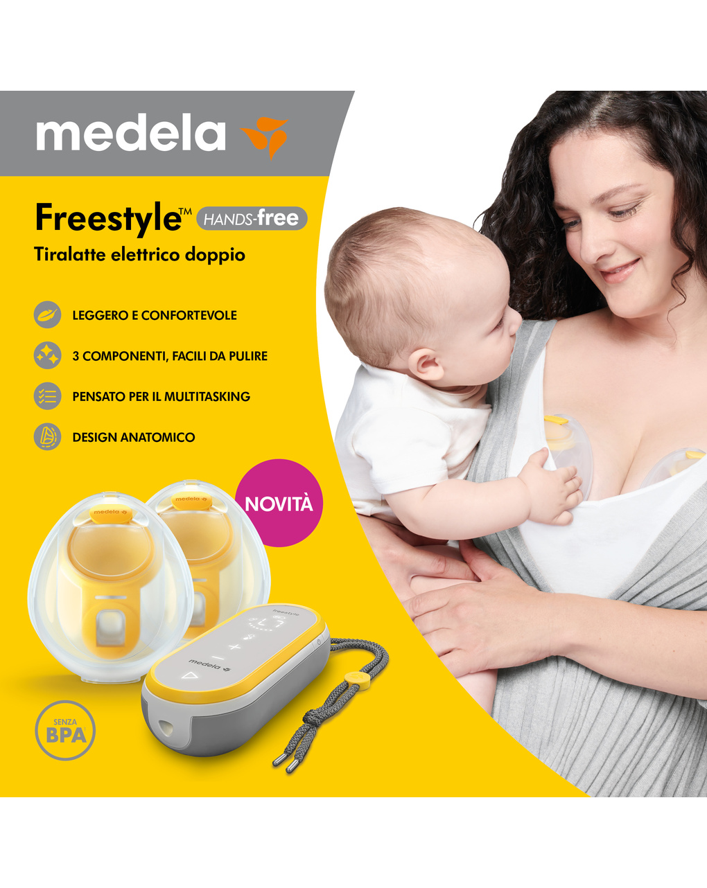 Tiralatte freestyle hands-free - medela