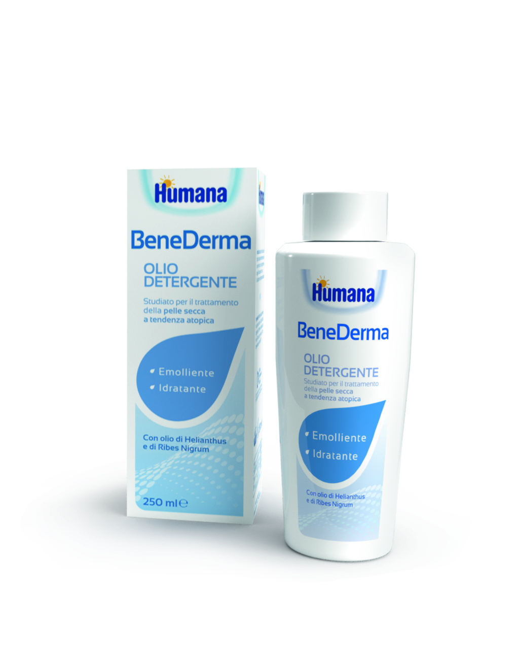 Olio detergente 250ml - humana benederma