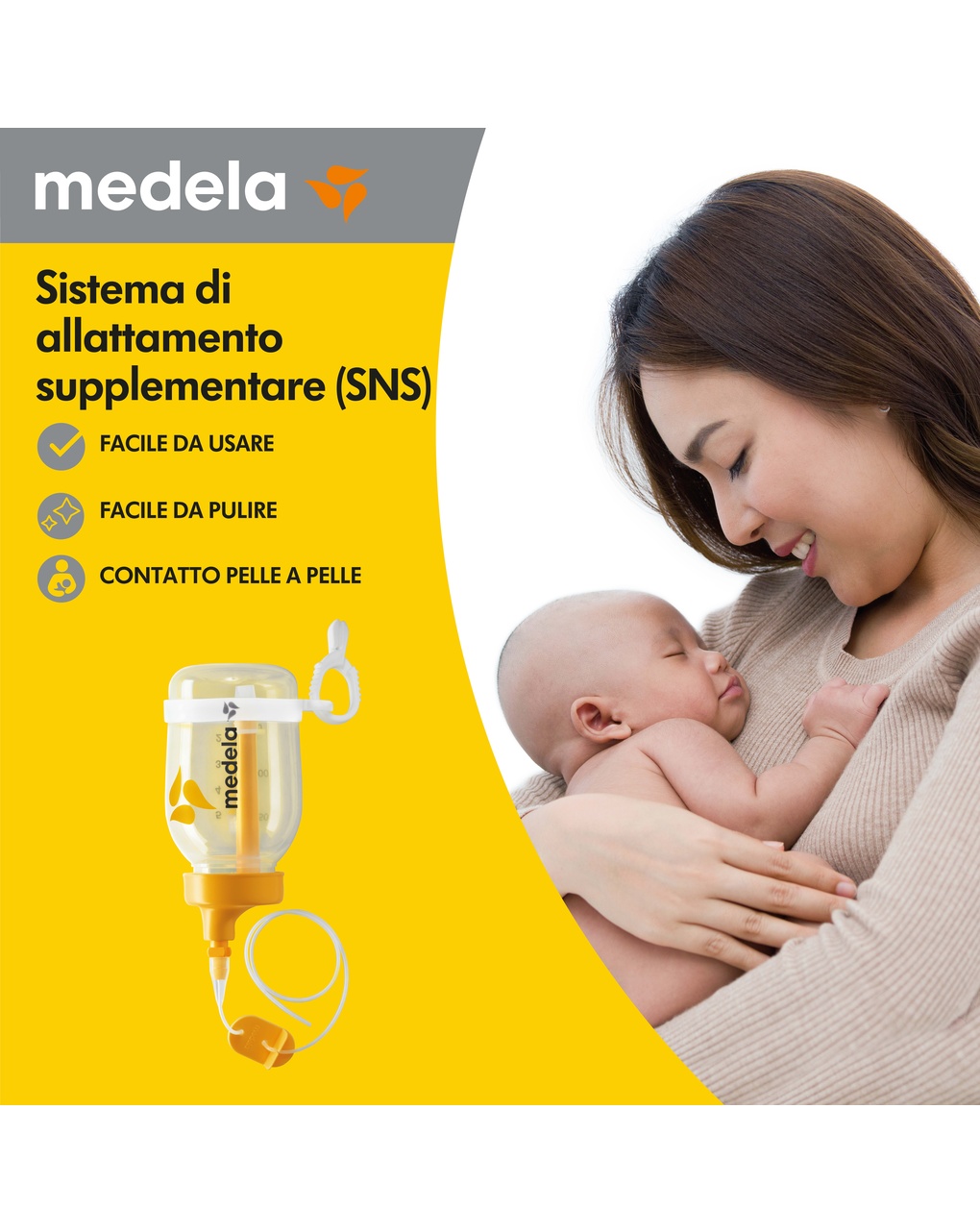 Sistema di allattamento integrativo (sns) - medela