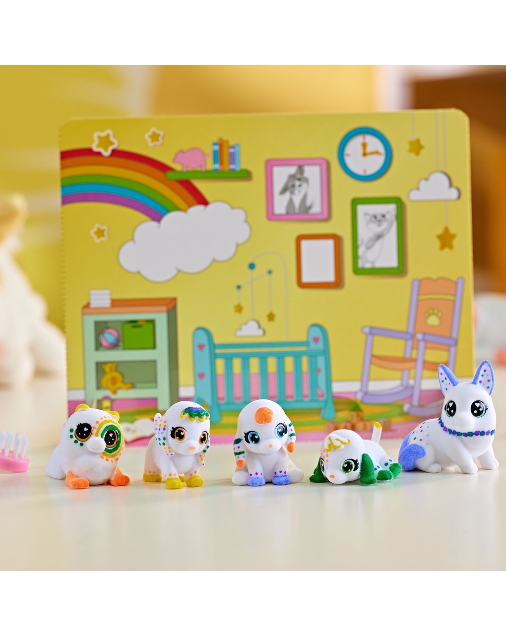 Washimals baby pets nursery, set asilo nido dei cuccioli - 3+  crayola