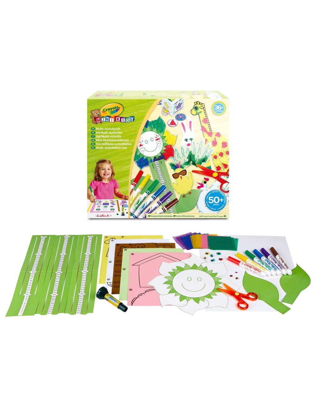 Mini kids, set multi-attività per realizzare lavoretti creativi -3+  crayola