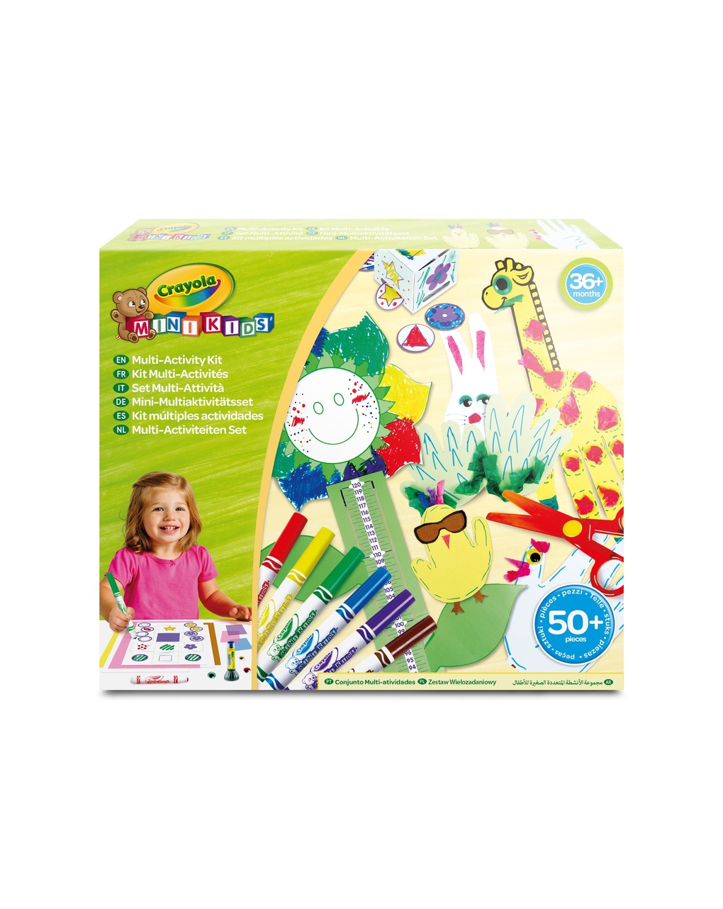 Mini kids, set multi-attività per realizzare lavoretti creativi -3+  crayola