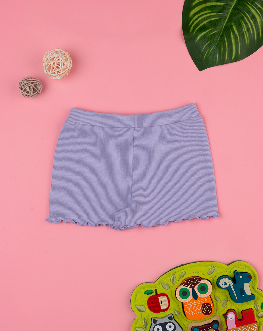 Shorts lilla bambina