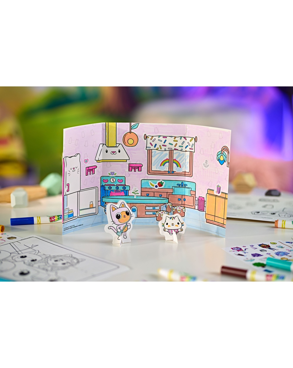 Color wonder coloring set gabby's dollhouse -3+  crayola