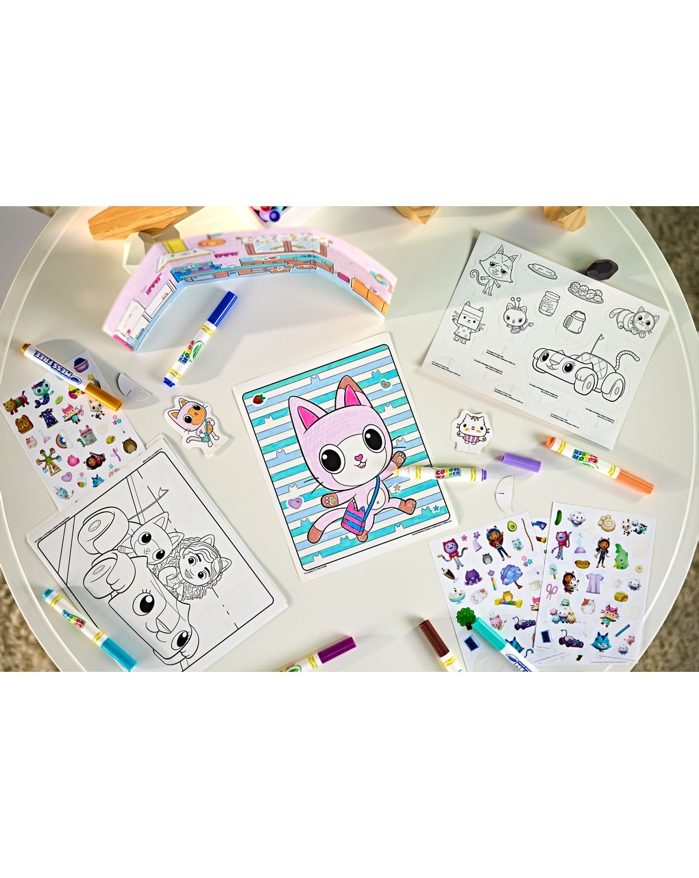 Color wonder coloring set gabby's dollhouse -3+  crayola