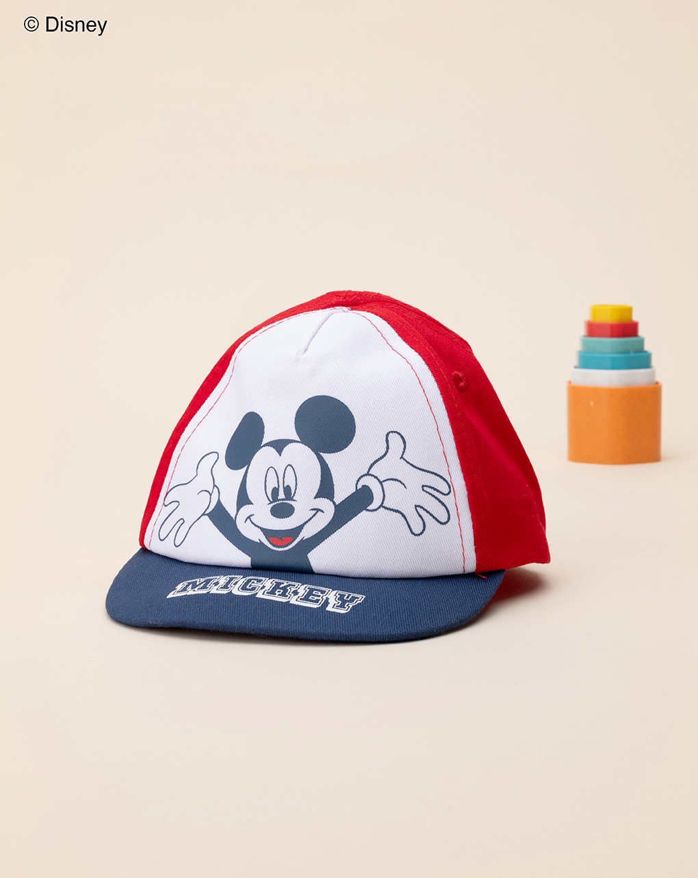 Cappello con visiera bimbo disney topolino