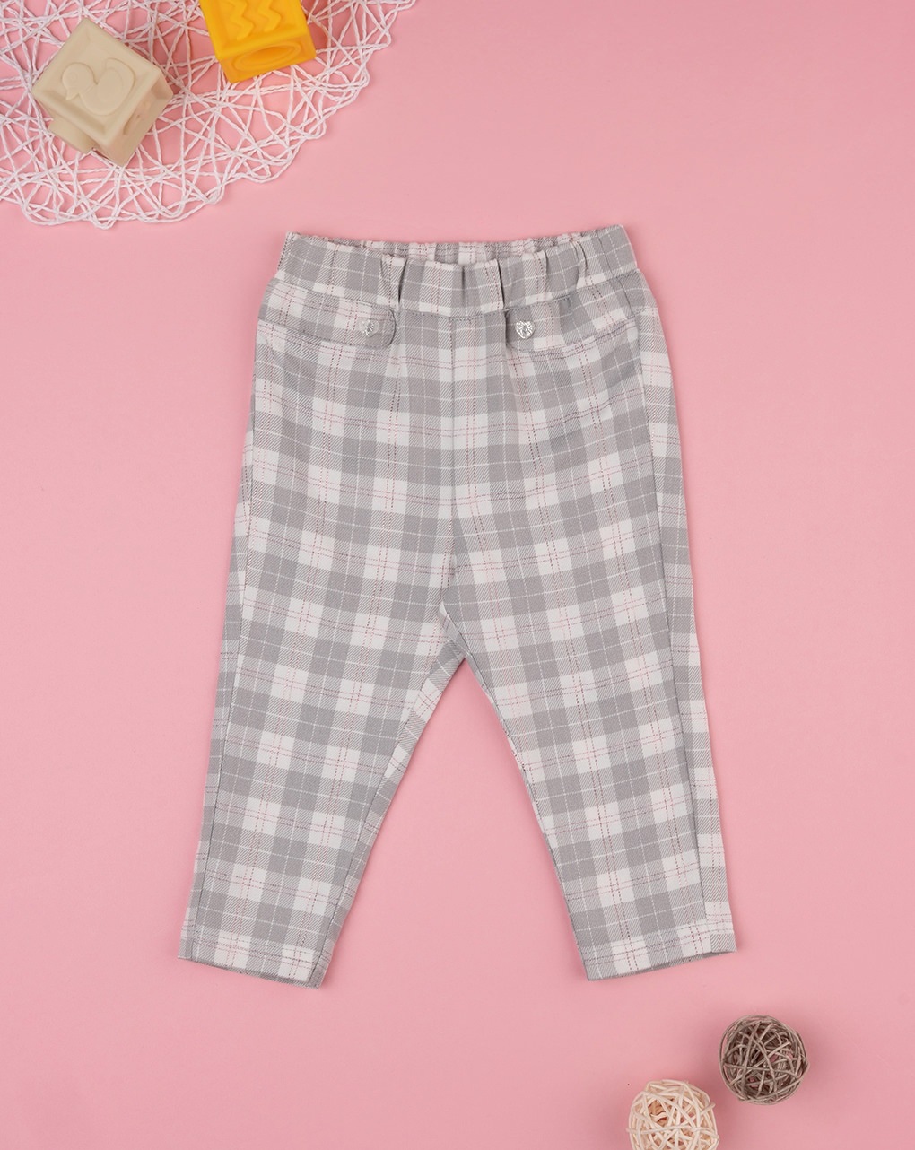 Pantalone tartan bimba