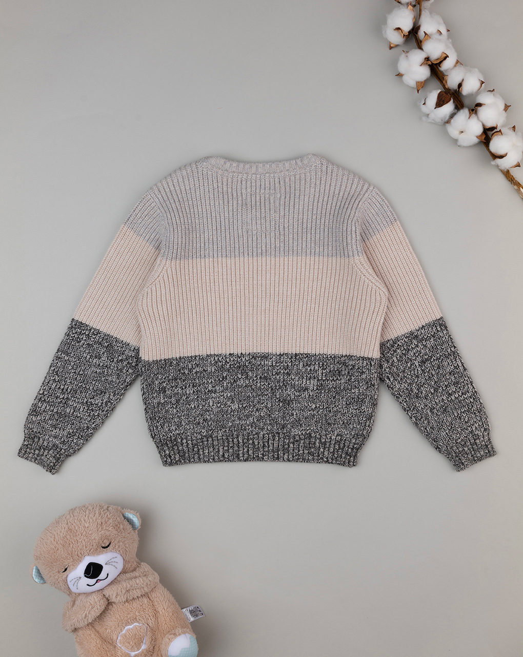 Maglia tricot rigata bambino