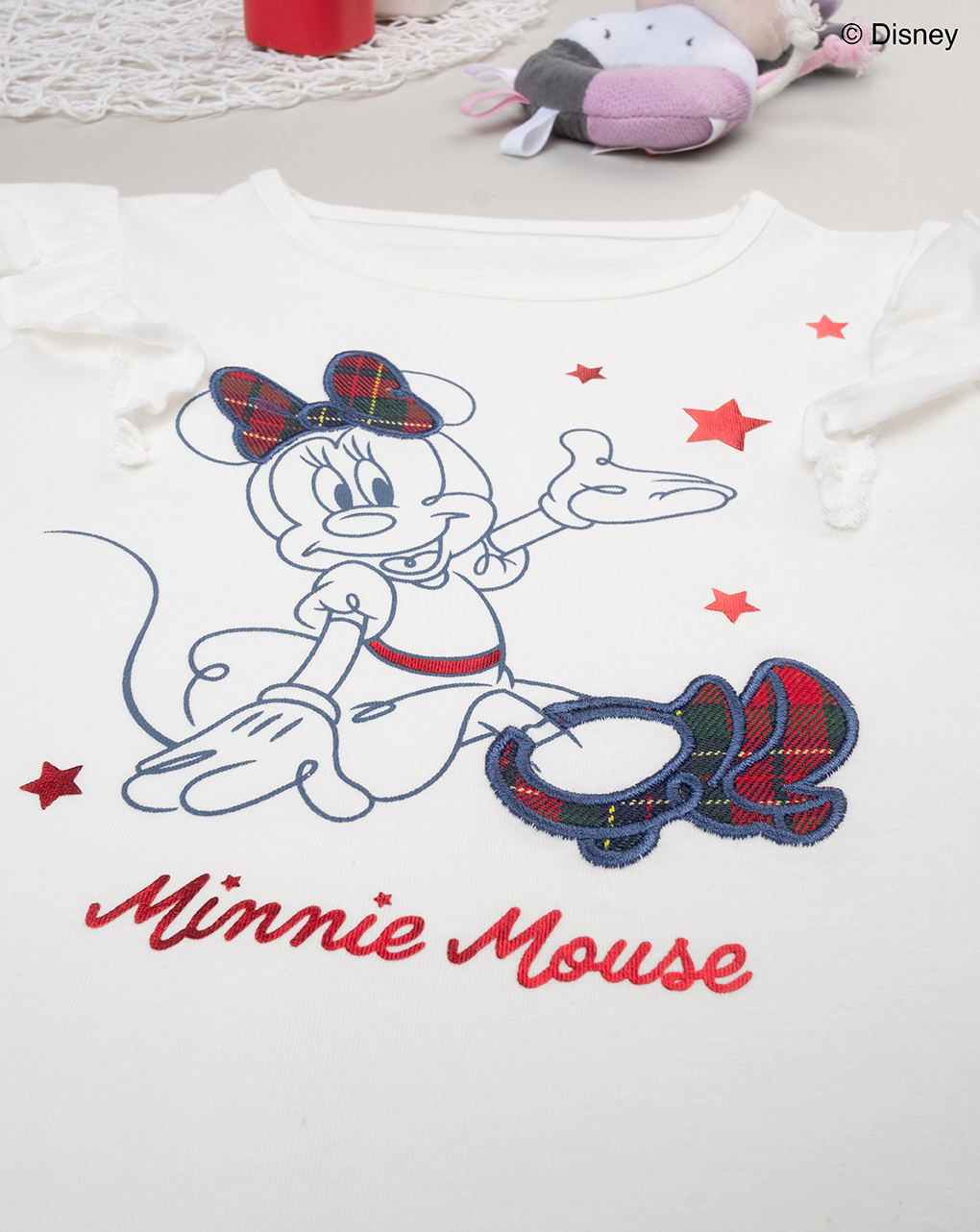 T-shirt bimba bianca minnie