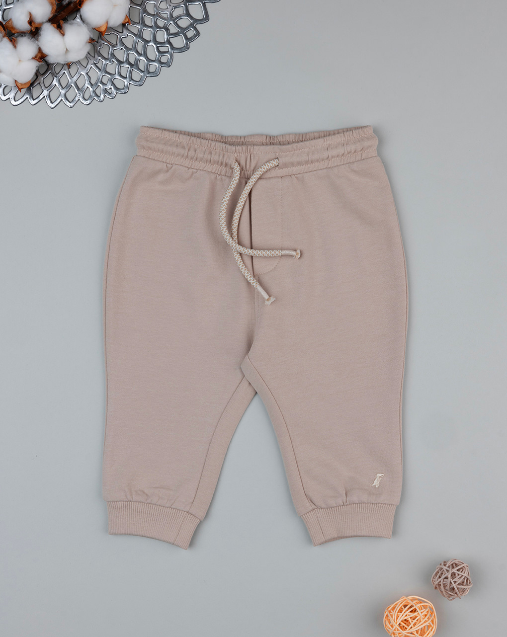 Pantalone bimbo beige