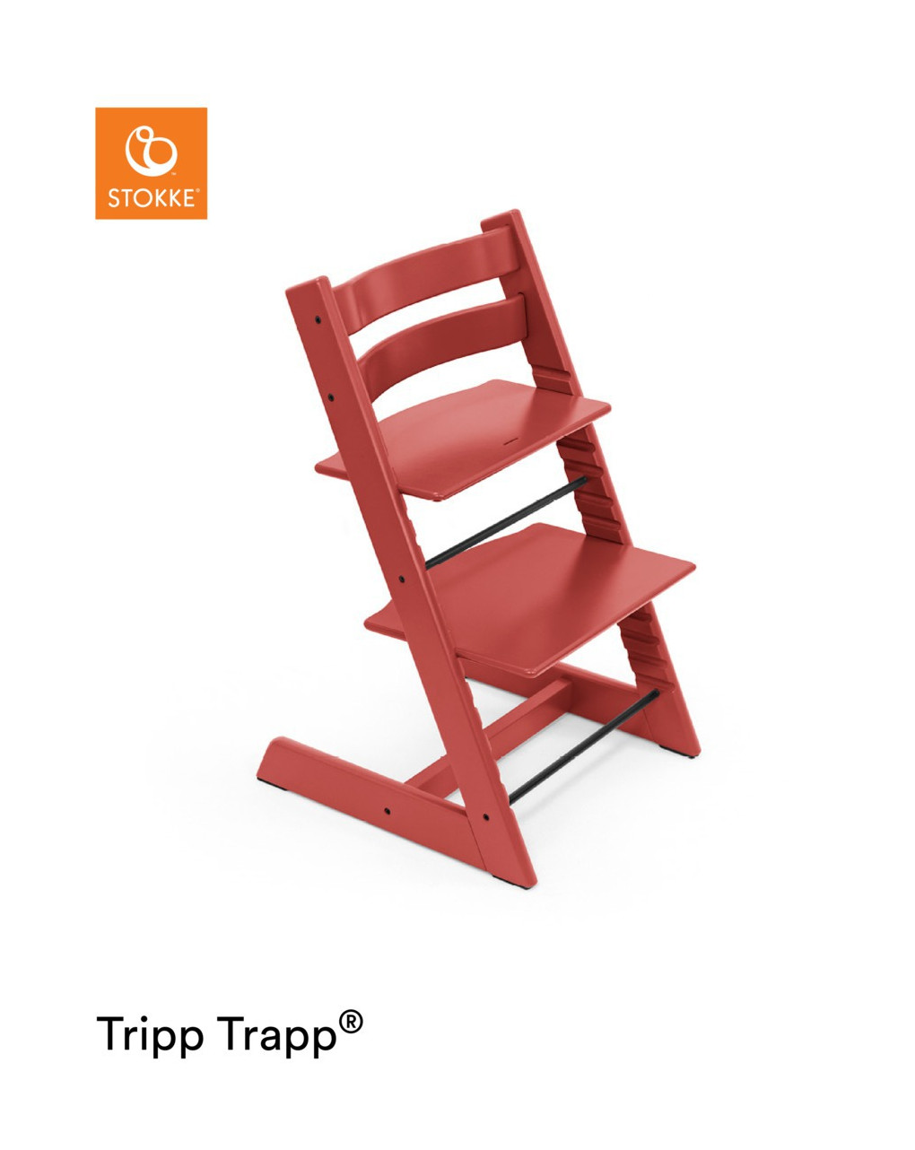 Tripp trapp® sedia warm red - stokke