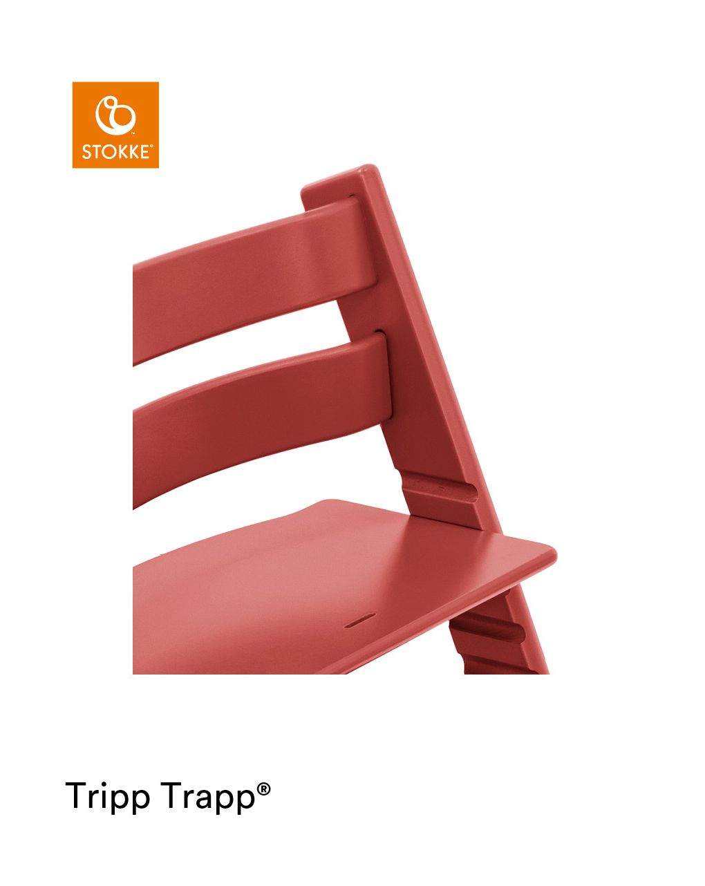 Tripp trapp® sedia warm red - stokke